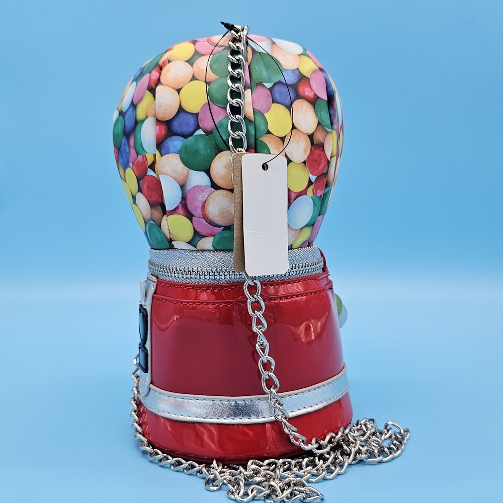 Colorful Gumball Machine Purse with Chain - Picture 2 of 5